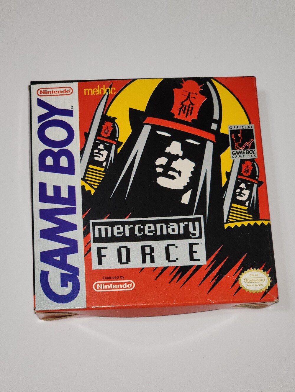 BOX ONLY MERCENARY FORCE GAMEBOY